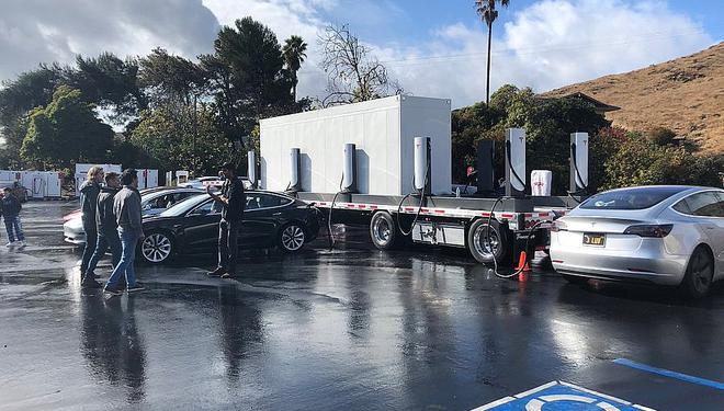 特斯拉推出Supercharger预制模式以加速充电桩部署